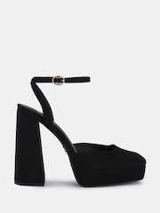 Novo Black Wide Fit ILIKA Close Toe Platform Courts - Image 2 of 6