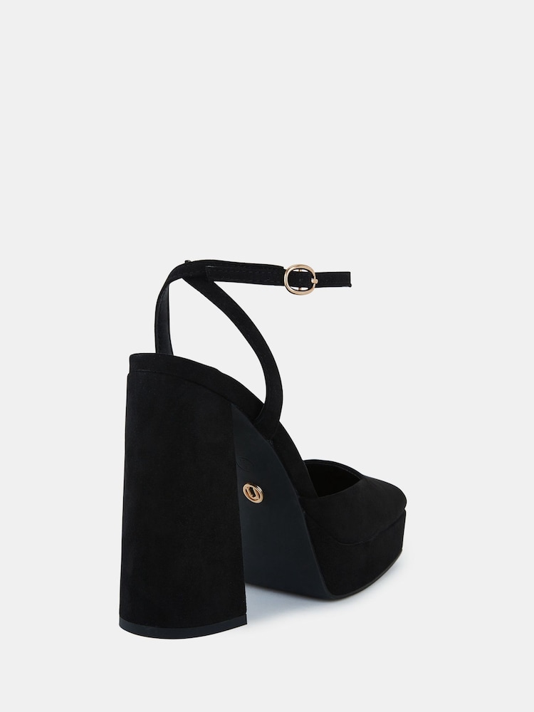 Novo Black Wide Fit ILIKA Close Toe Platform Courts - Image 6 of 6