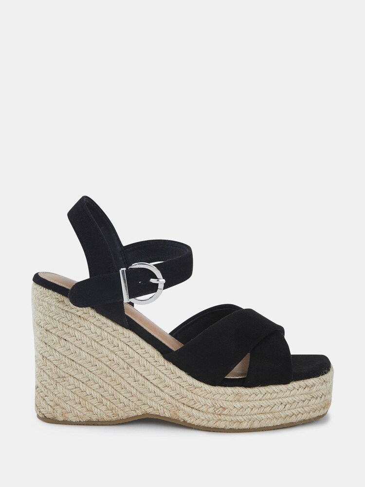 Novo Black Balto Espadrille Wedges - Image 2 of 6