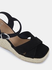 Novo Black Balto Espadrille Wedges - Image 6 of 6