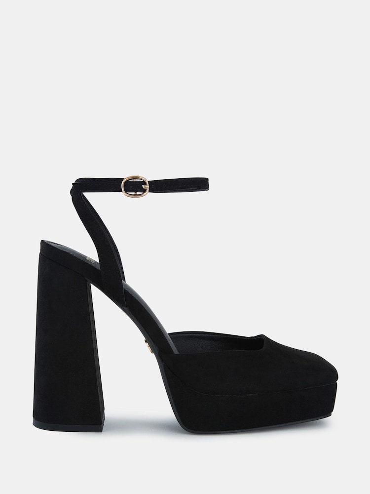 Novo Black Regular Fit ILIKA Close Toe Platform Courts - Image 2 of 6 Novo Black Regular Fit ILIKA Close Toe Platform Courts - Image 2 of 6