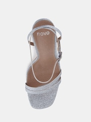 Novo Silver McKenna Strappy Heeled Sandals - Image 5 of 6