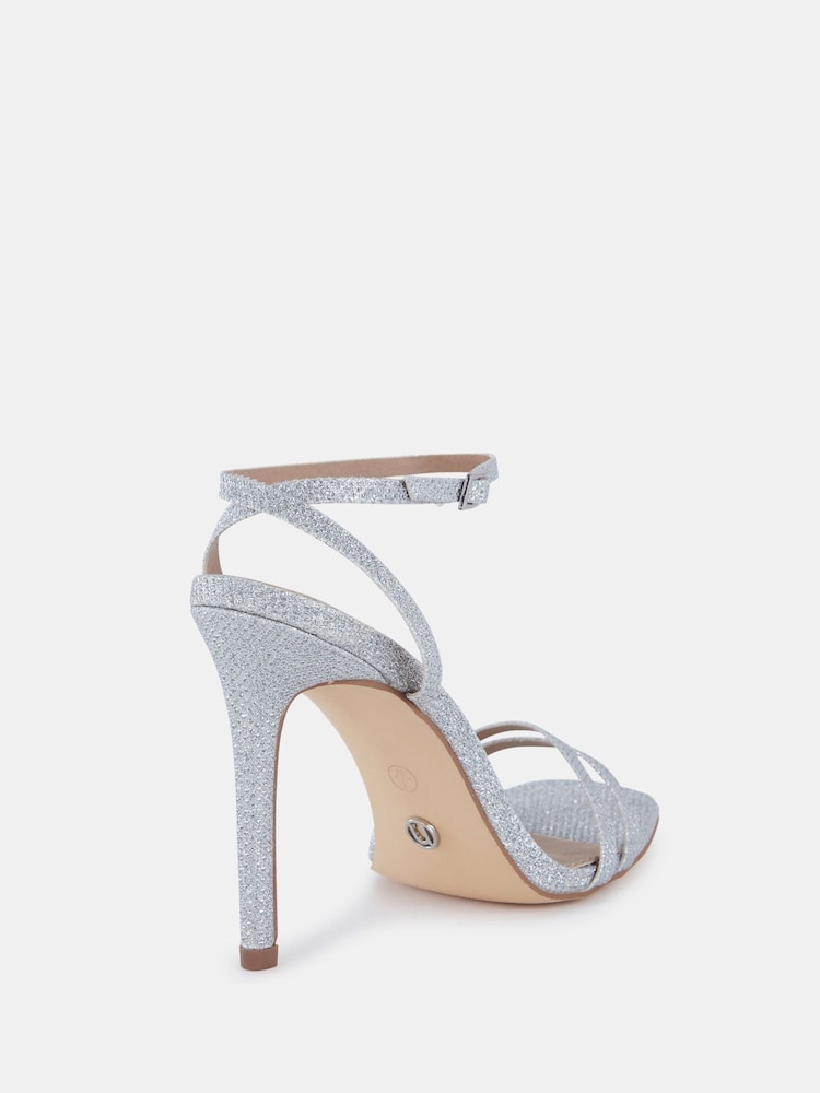 Novo Silver McKenna Strappy Heeled Sandals - Image 6 of 6