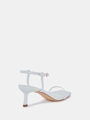 Novo White Wide Fit Undercover Low Heel Two Part Sandals - Image 4 of 6