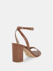 Novo Brown Novo Martinez Wide Fit Block Heel Sandals - Image 6 of 6