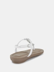 Novo White Tara Toe Post Bead Sandals - Image 6 of 6
