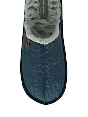 Dunlop Blue Closed Toe Mens Mule Slippers - Image 4 of 4