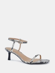 Novo Natural Standard Fit Undercover Low Heel Two Part Sandals - Image 3 of 6