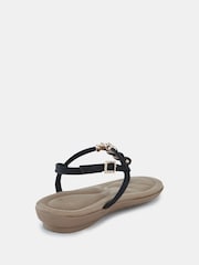Novo Black Tara Toe Post Bead Sandals - Image 6 of 6