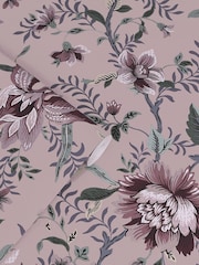 Laura Ashley Pale Blackberry Purple Edita's Garden 10M Wallpaper - Image 3 of 4