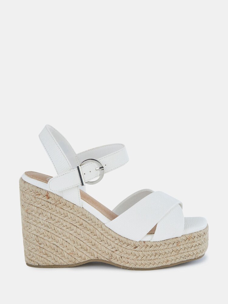 Novo White Balto Espadrille Wedges - Image 1 of 5 Novo White Balto Espadrille Wedges - Image 1 of 5