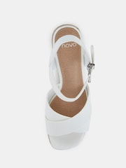 Novo White Balto Espadrille Wedges - Image 4 of 5