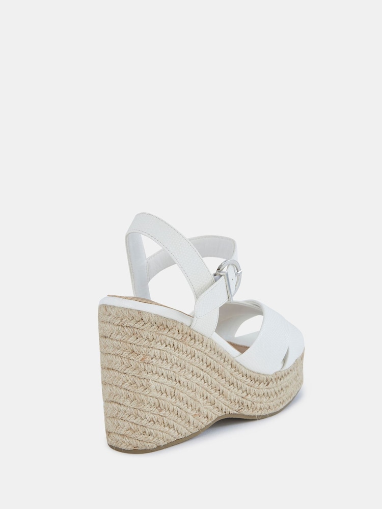 Novo White Balto Espadrille Wedges - Image 5 of 5 Novo White Balto Espadrille Wedges - Image 5 of 5