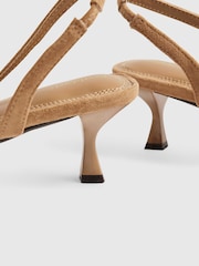 River Island Brown Sling Back Court Heels - Image 5 of 5