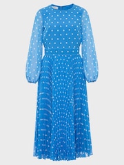 Hobbs Blue Petite Selena Dress - Image 4 of 4
