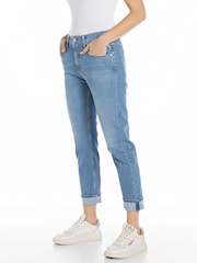 Replay Dark Blue Marty Boyfriend Fit Jeans - Image 4 of 4