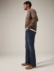 Dunkles Tintenblau - Bootcut-Jeans aus Baumwolle - Bild 5 von 12