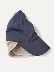 Sealskinz Blue Cantley Waterproof Foldable Peak Cap with Ear Warmers - Image 4 of 4