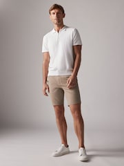 Vintage-Blau/Rosa/Dunkles Steingrau - Schmale Passform - Chino-Shorts, Stretch, 3er-Pack - Bild 5 von 14