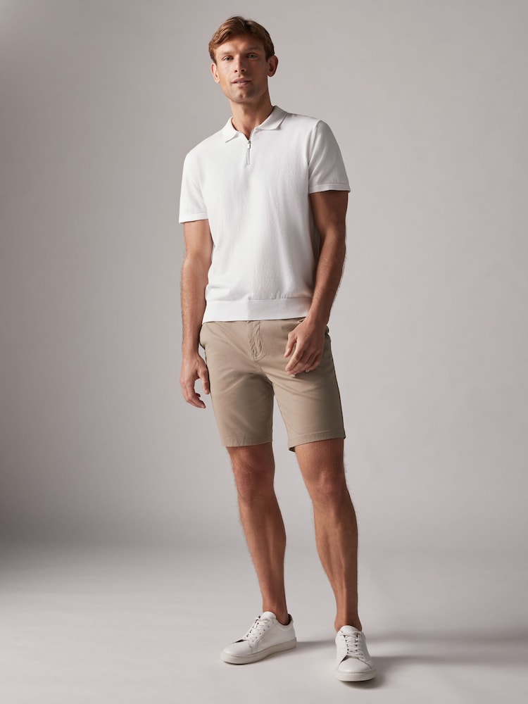 Vintage bleu/rose/pierre foncée - Slim Fit (Slim Fit) - Short chino extensible 3 Pack - Image 5 of 14