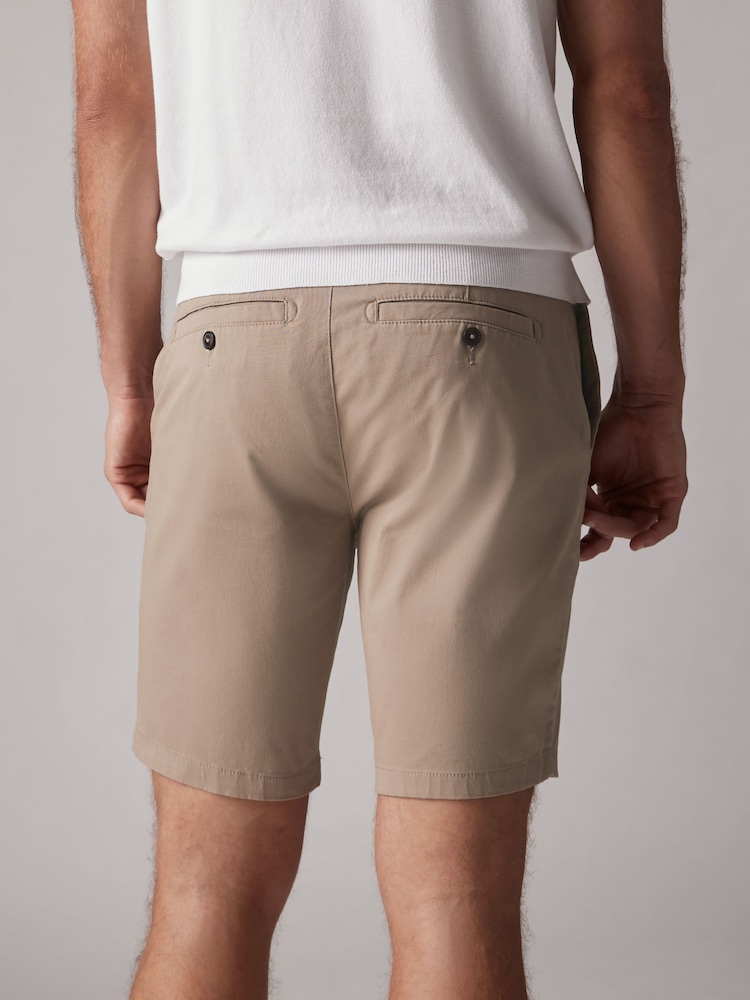 Vintage bleu/rose/pierre foncée - Slim Fit (Slim Fit) - Short chino extensible 3 Pack - Image 6 of 14