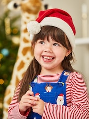 JoJo Maman Bébé Sombrero de Papá Noel de punto - Imagen 4 de 5