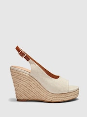 Novo Natural Regular Fit Ocean Slingback Espadrille Wedge - Image 2 of 4