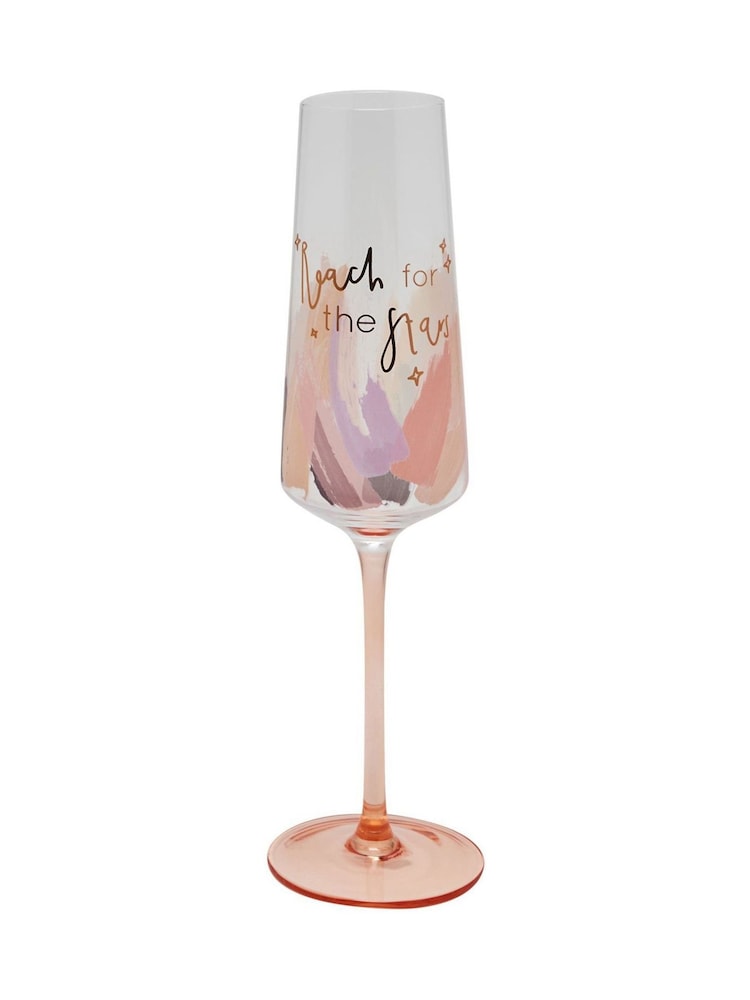 Widdop Pink Birthday Flute Reach For The Stars - Image 1 of 5 Widdop Pink Birthday Flute Reach For The Stars - Image 1 of 5