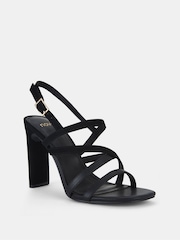Novo Black Standard Fit Mimosa Strappy Block Heels - Image 3 of 6