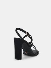 Novo Black Standard Fit Mimosa Strappy Block Heels - Image 4 of 6