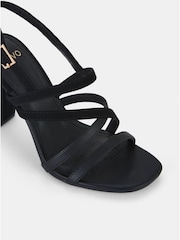 Novo Black Standard Fit Mimosa Strappy Block Heels - Image 6 of 6