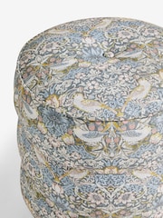 Clarke & Clarke William Morris Strawberry Thief Slate Grey Blush Sicily Stool - Image 3 of 4