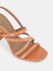 Novo Orange Standard Fit Mimosa Strappy Block Heels - Image 4 of 6