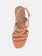 Novo Orange Standard Fit Mimosa Strappy Block Heels - Image 5 of 6