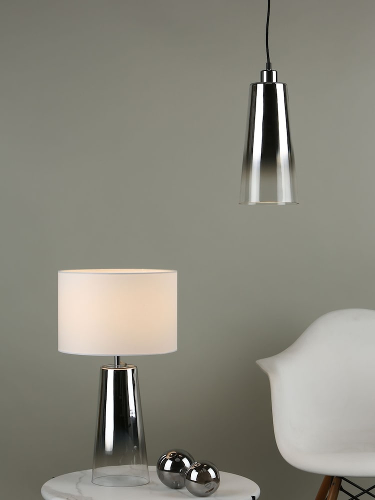 Dar Lighting Silver Smokey Easy Fit Shade - Image 1 of 4