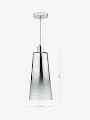 Dar Lighting Silver Smokey Easy Fit Shade - Image 2 of 4