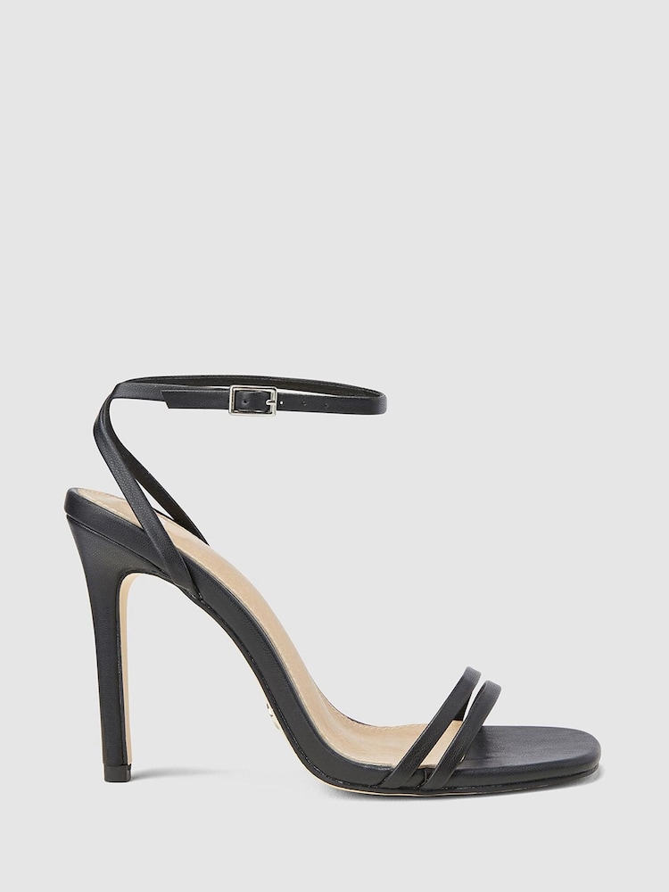 Novo Black McKenna Strappy Heeled Sandals - Image 2 of 4 Novo Black McKenna Strappy Heeled Sandals - Image 2 of 4