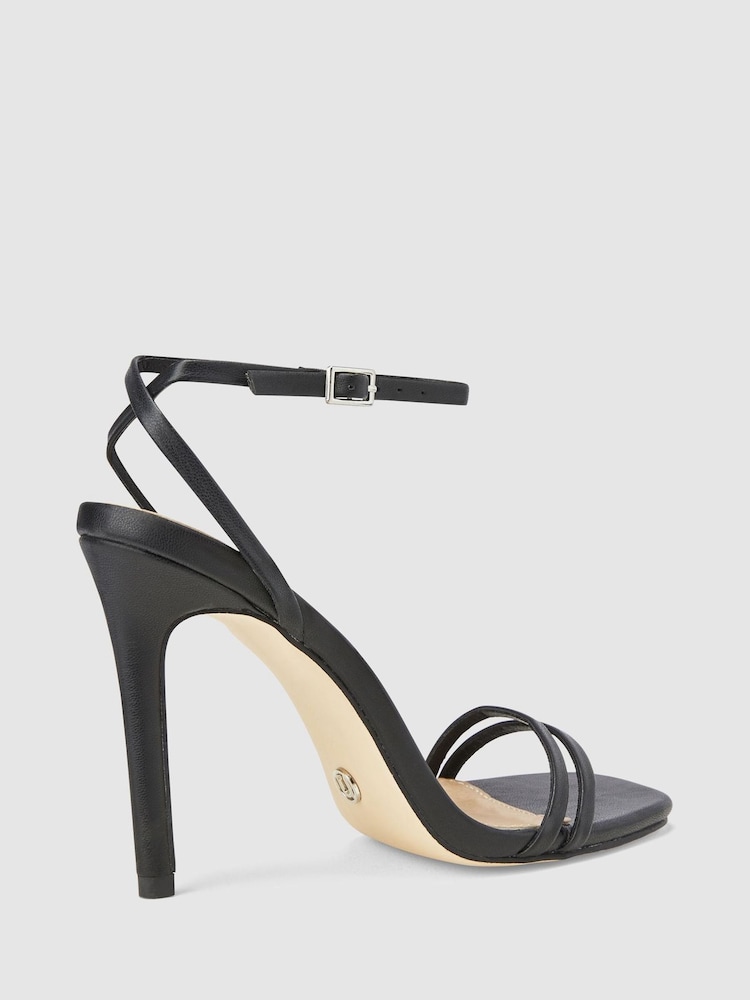 Novo Black McKenna Strappy Heeled Sandals - Image 4 of 4 Novo Black McKenna Strappy Heeled Sandals - Image 4 of 4