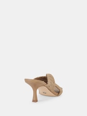 Novo Natural Urbinos Woven Low Heel Mules - Image 4 of 6