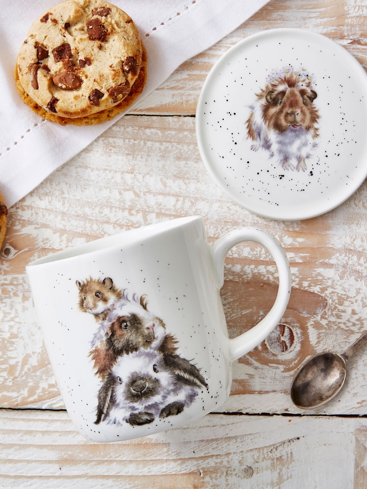 Royal Worcester Wrendale Mug and Coaster Set - Image 1 of 5