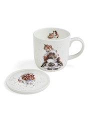 Royal Worcester Wrendale Mug and Coaster Set - Image 3 of 5