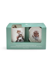 Royal Worcester Wrendale Mug and Coaster Set - Image 5 of 5