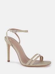 Novo Gold Wide Fit McKenna Strappy Heeled Sandals - Image 3 of 6