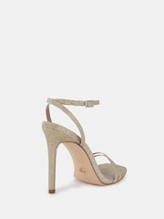 Novo Gold Wide Fit McKenna Strappy Heeled Sandals - Image 4 of 6
