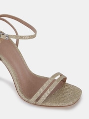Novo Gold Wide Fit McKenna Strappy Heeled Sandals - Image 6 of 6