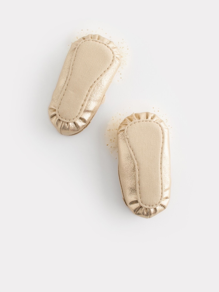 Gold - Babyschuhe für Anlässe mit Bow (0–24 Monate) - Image 3 of 5