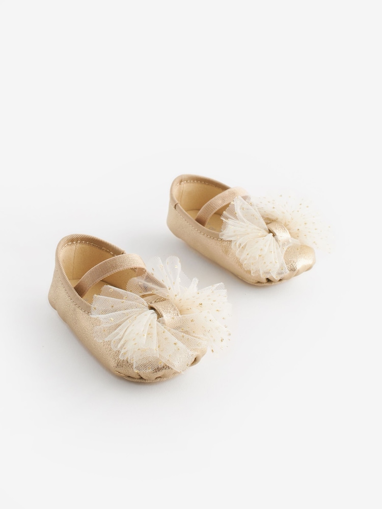 Gold - Babyschuhe für Anlässe mit Bow (0–24 Monate) - Image 4 of 5