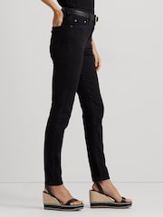 Lauren Ralph Lauren High Rise Skinny Ankle Stretch Denim Jeans - Image 4 of 10