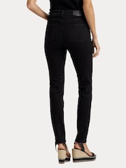 Lauren Ralph Lauren High Rise Skinny Ankle Stretch Denim Jeans - Image 6 of 10