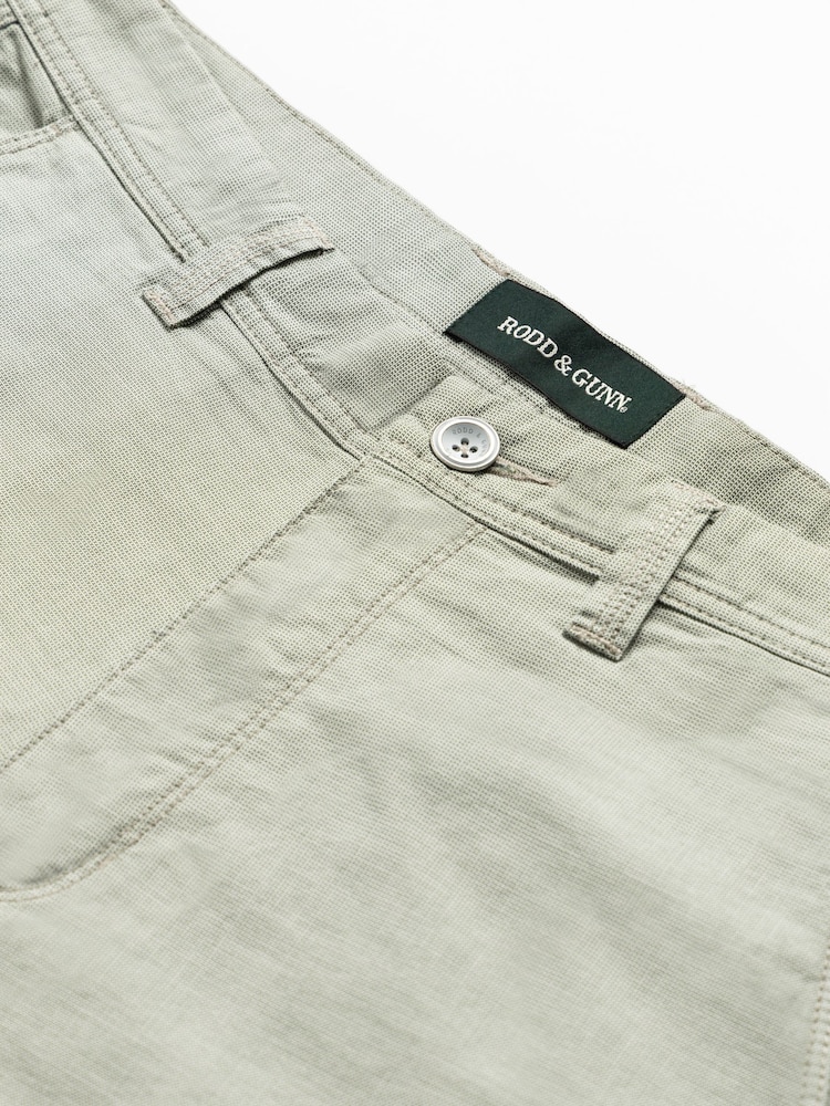 Rodd & Gunn Sage Green 9" Shorts - Image 5 of 5